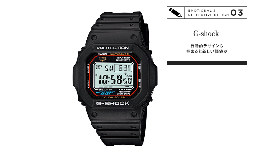 G-shock 行動的デザインも極まると新しい価値が