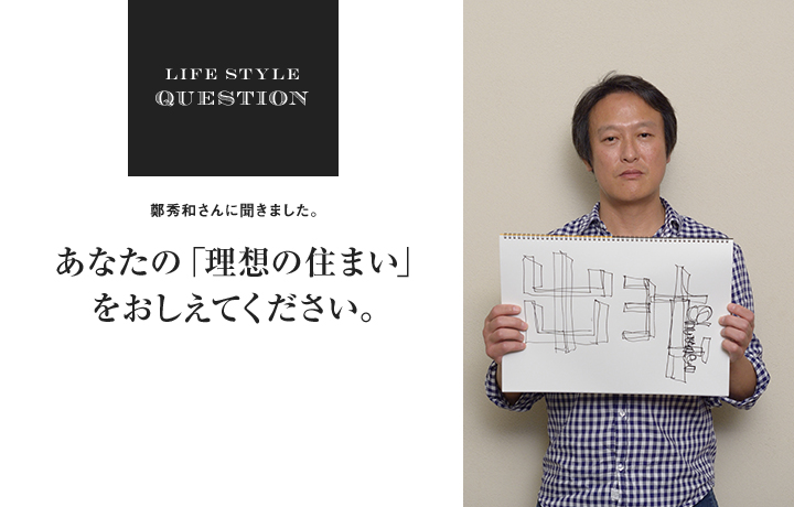 LIFE STYLE QUESTION 菅未里さんに聞きました。あなたの「理想の住まい」 をおしえてください。